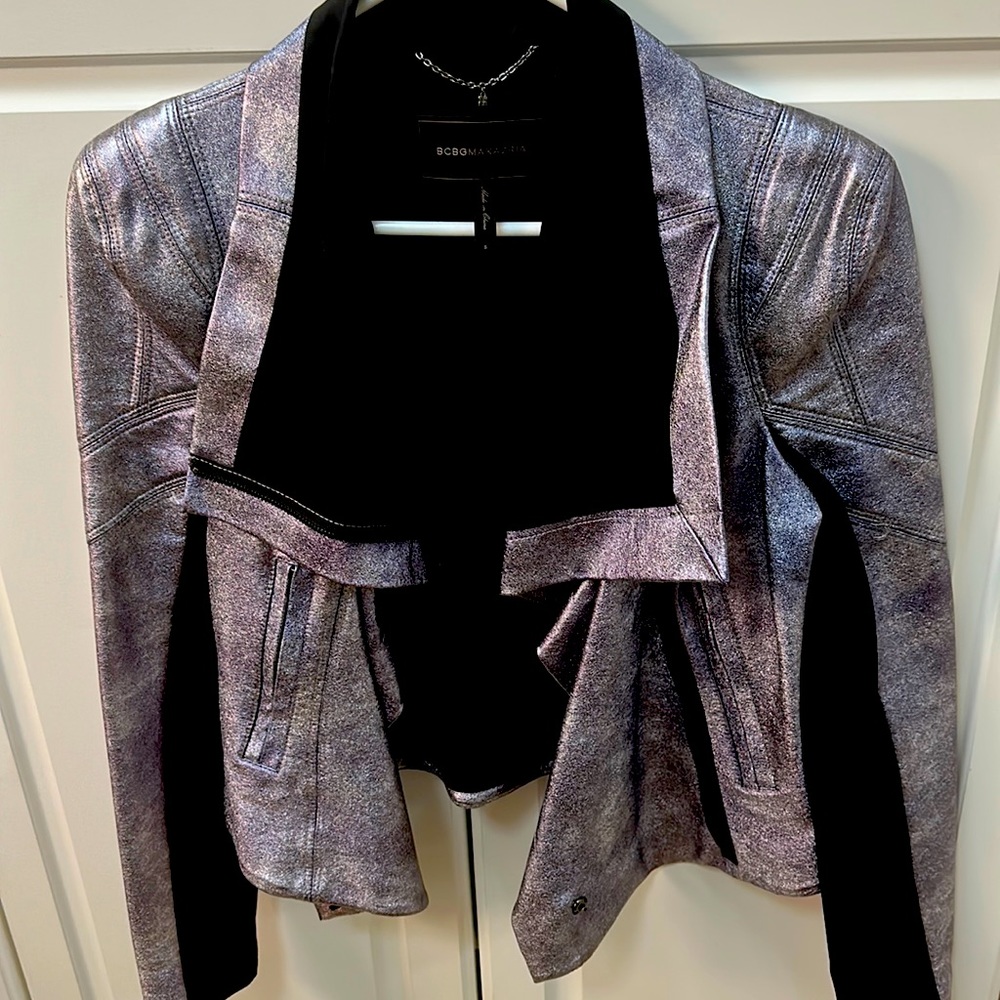 Super cute BCBG leather jacket size 4